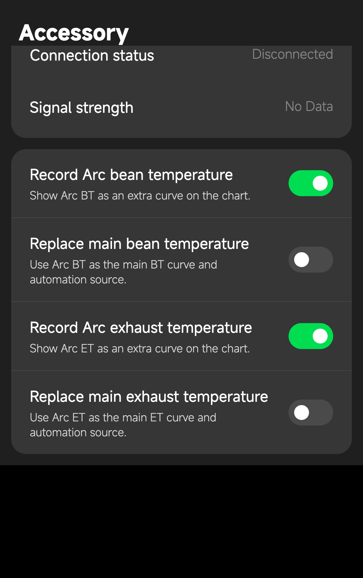Arc Temperature Channel